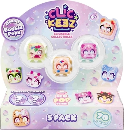 Goliath Clickeez Serie 3 Bubble Pops Fünferpack