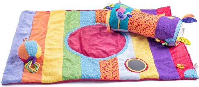Lernspielmatte mit Ball und Spielrolle