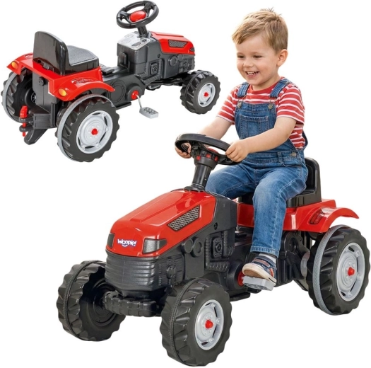 Woopie Trettraktor Farmer GoTrac mit leisen Rädern