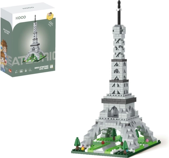 Mini-Bausatz KOCO Eiffelturm, 538 Teile