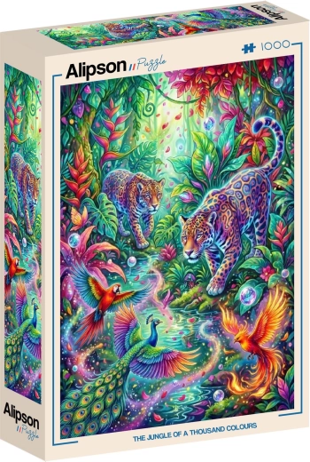 Alipson Puzzle Bunte Dschungelwelt 1000 Teile