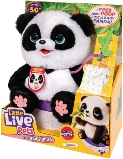Interaktive Panda Little Live Pets ChuChu mit Töpfchen