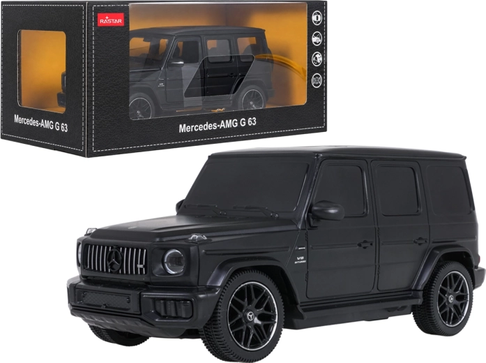 Metallmodell Mercedes-AMG G 63 RASTAR im Maßstab 1:24, schwarz