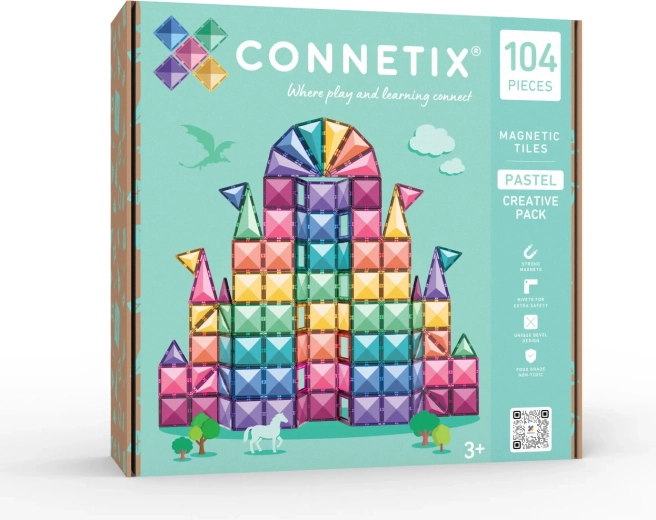 Pastellfarbenes Kreativset mit 104 Teilen