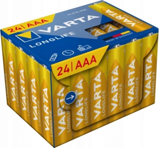 Varta Longlife Power Alkaline-Batterien AAA 24 Stk.