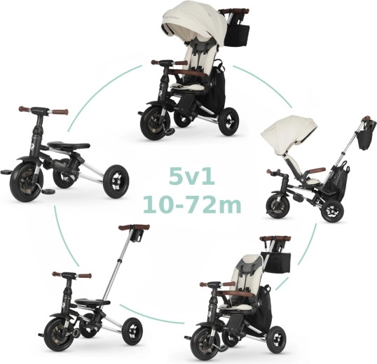 Qplay Dreirad Nova Deluxe 5in1 Beige