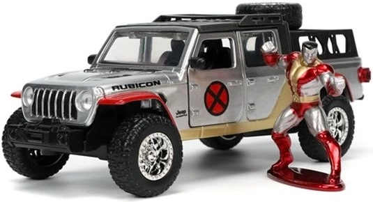 JADA Marvel X-Men Jeep Gladiator Rubicon 2020 1:32 Set mit Colossus-Figur