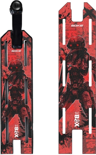 Soke Griptape für Freestyle-Scooter Red Cyber 52 × 13 cm