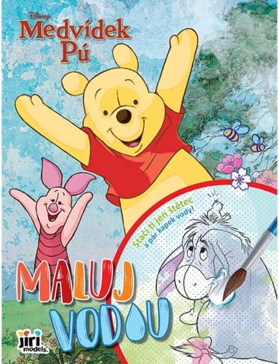 Male mit Wasser A4 Winnie Puuh