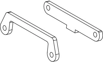 Vordere Verstärkung des Aufhängungsarms (Wishbone) für Skull, Nightstorm und Crossmo