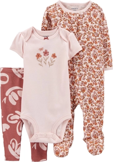 Carter’s 3-teiliges Baby-Set Pink Floral