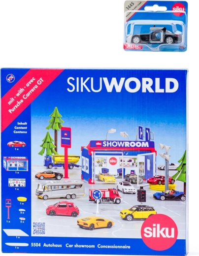 SIKU World Autohaus mit Auto