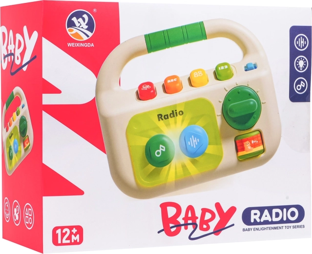 Interaktives Kinder-Radio mit Geräuschen