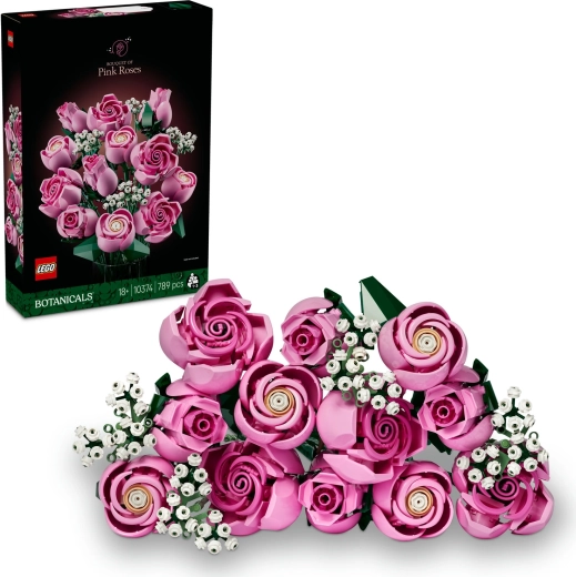 LEGO Botanicals Strauß aus rosa Rosen