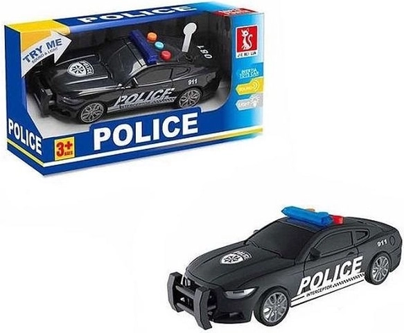 Polizeiauto mit Licht und Sound 16 cm