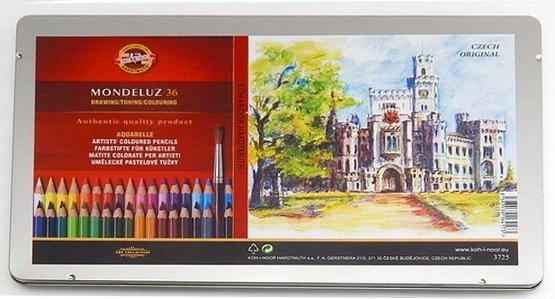 Aquarellstifte Koh-i-noor Mondeluz, 36 Stk.