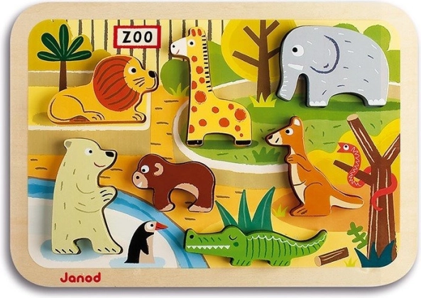 Holzpuzzle ZOO JANOD Chunky