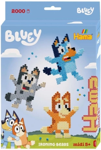 Geschenkbox BLUEY – Bügelperlen MIDI