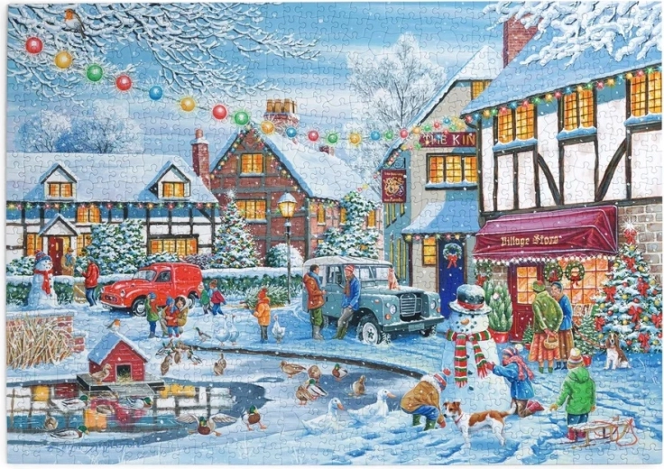 Puzzle Auf dünnem Eis, 1000 Teile