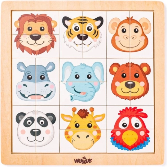 Safari-Tierpuzzle