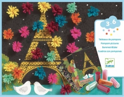 Collagen mit bunten Quasten Djeco