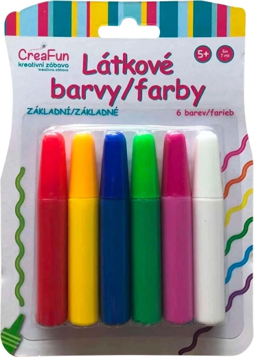 CreaFun Stofffarben – Grundset 6×42 ml