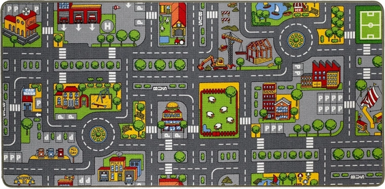 Zweiseitiger Teppich 2-in-1