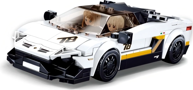 Sluban ModelBricks Weiß ItalSport