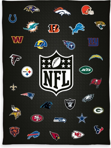 NFL Wellsoft-Fleecedecke 150 × 200 cm