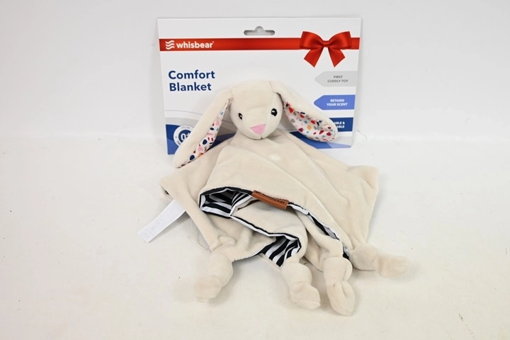 Whisbear Doudou Häschen – Schmusetuch (cremefarben)