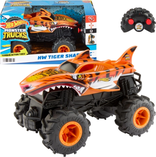 Ferngesteuertes Fahrzeug Hot Wheels RC Tiger Shark