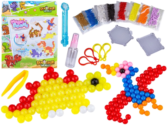 Wasserperlen Dinosaurier – Kreativ-Set 800 Stk.