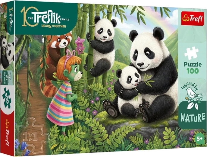 Inspired by Nature Puzzle Pandas 100 Teile