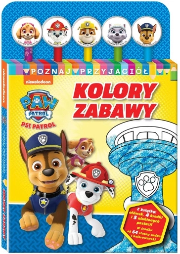 PAW PATROL Lerne die Freunde kennen 1: Farben voller Spaß – Stickerbuch mit Buntstift-Set