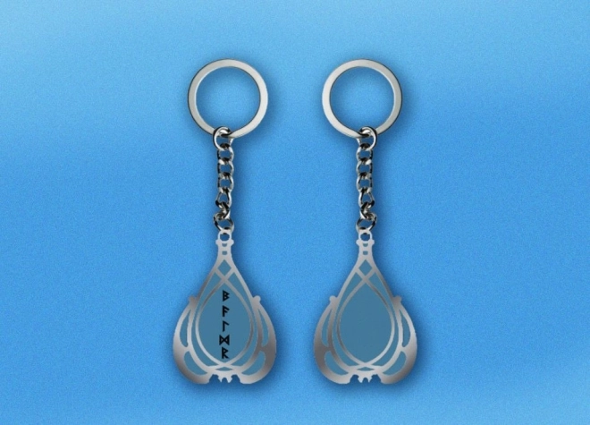 Schlüsselanhänger GOD OF WAR RAGNAROK – transparent, lizenziert