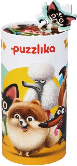 Puzzlika Hunde 5 in 1 – Kinder-Bilderpuzzle 27 Teile