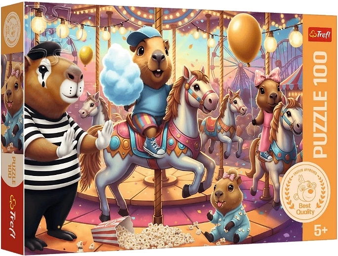 Puzzle Capybaras im Urlaub – 100 Teile