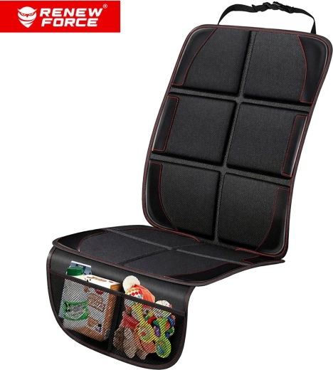 Schutzunterlage für Kindersitz 2-in-1 mit Organizer