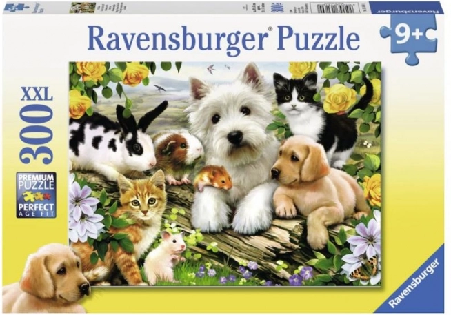 Ravensburger Puzzle Happy Animal Buddies 300 Teile