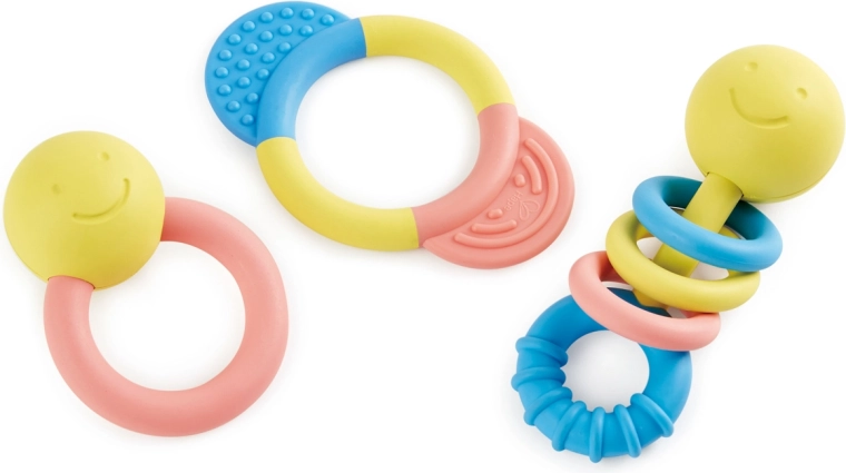 Hape Eco Baby Rassel- und Beißring-Set