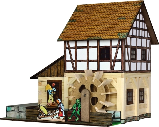Fachwerkwassermühle - Holzbausatz