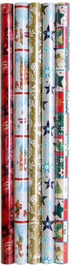 Weihnachts-Geschenkpapier 5 m