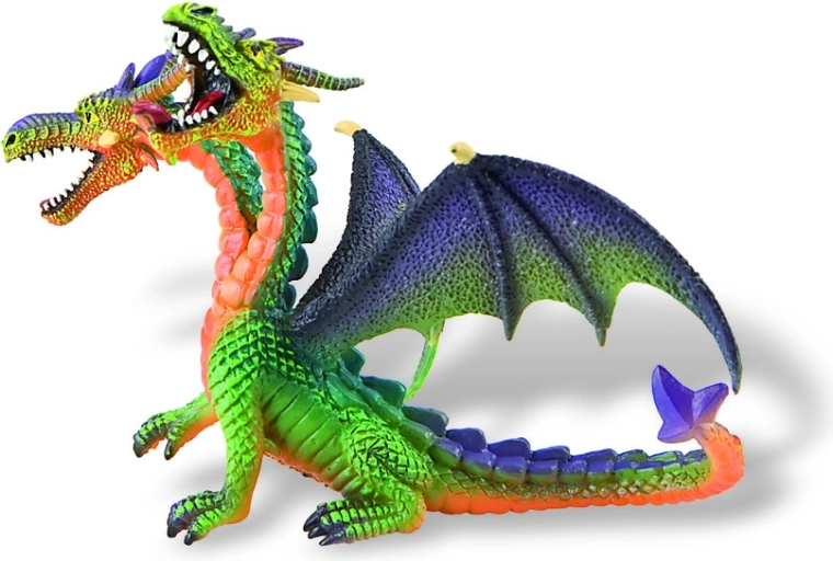 Bullyland zweiköpfiger Drache – bunte Figur