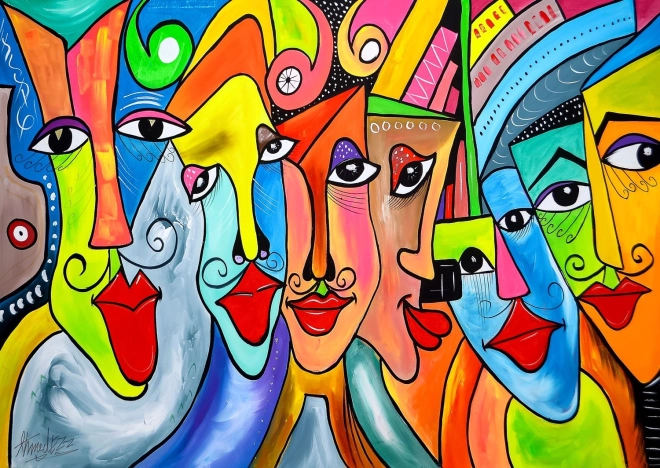 Puzzle Gesichter des Lebens 1000 Teile