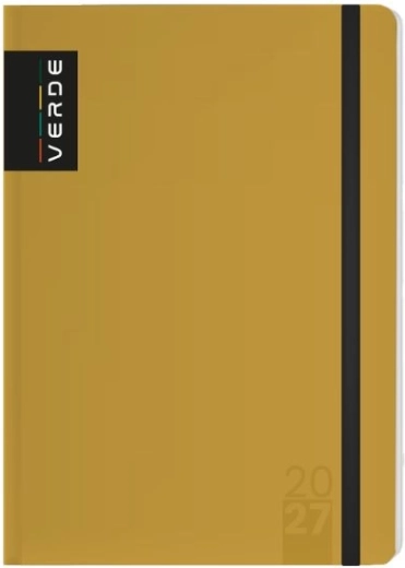 Wochenterminkalender Verde A6 2027 senfgelb