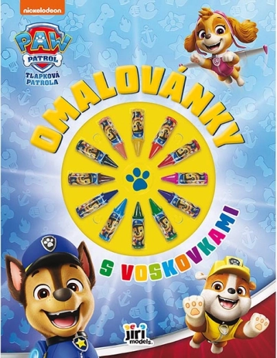 Malbuch mit Wachsmalstiften Paw Patrol