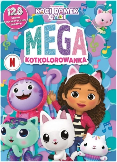 Gabys Puppenhaus: Mega-Katzen-Malbuch