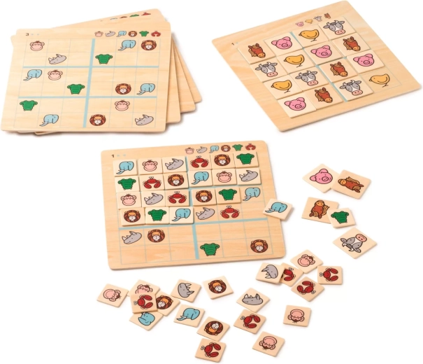 Toys for Life Holz-Sudoku mit Tieren