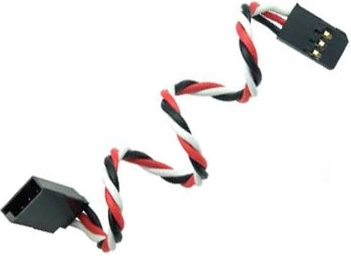 Gedrehtes Servo-Verlängerungskabel 45 cm Futaba