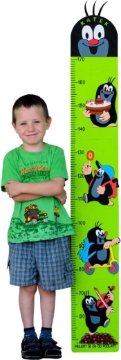 Schaumstoff-Wachstumsmesser Der kleine Maulwurf grün